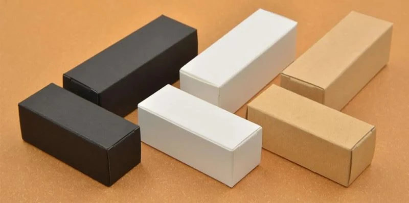 black cardboard